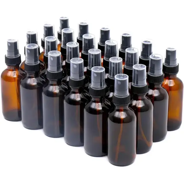Empty perfume spray bottles