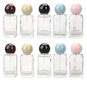 Empty perfume spray bottles view 1