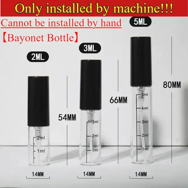 Glass Sample Spray Bottles view 5