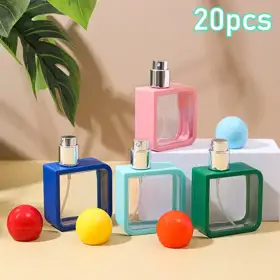 Square Perfume Spray Bottles view 1