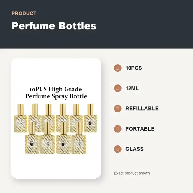 Glass Sample Spray Bottles view 6