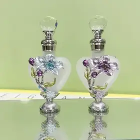 Heart-Shaped Floral Dipstick Bottles — product family