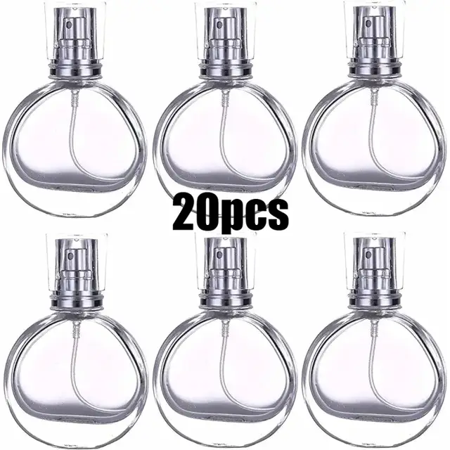 Empty perfume spray bottles