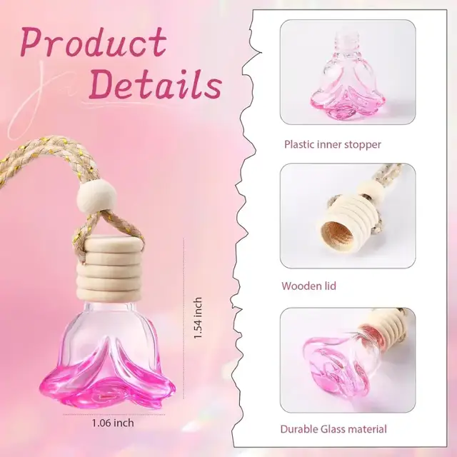 Gradient Glass Hanging Diffuser Bottles view 2