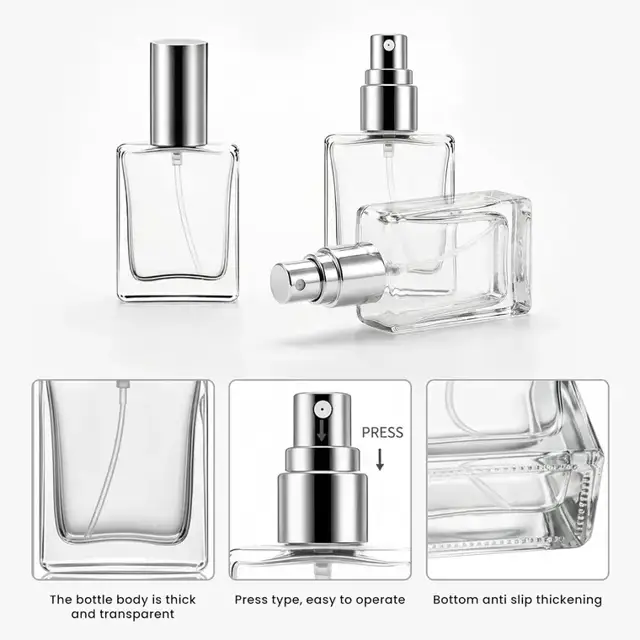 Glass Perfume Spray Bottles view 2