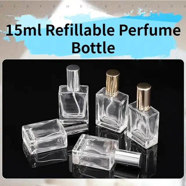 Square Glass Sample Spray Bottles view 5