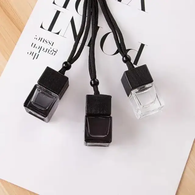 Square Glass Hanging Diffuser Bottles view 2