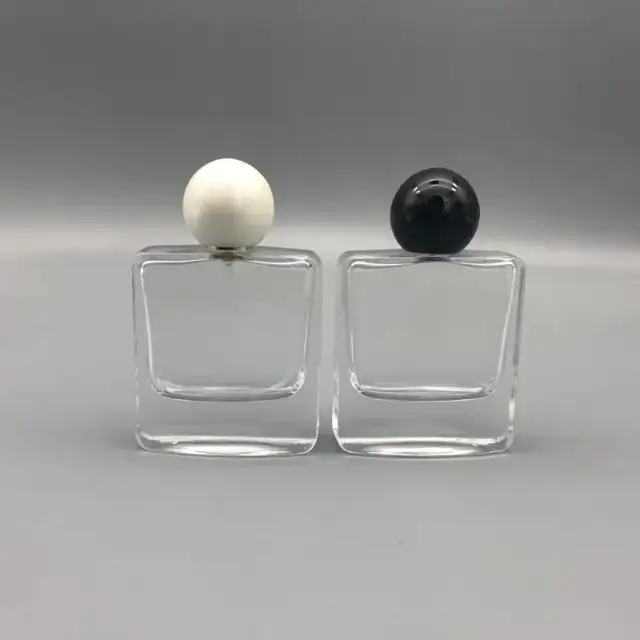 Square Glass Perfume Spray Bottles