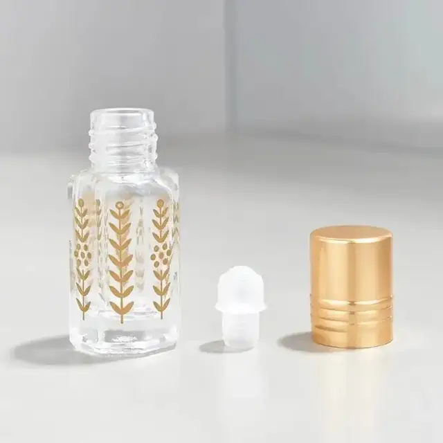 Refillable glass roll-on bottles view 2