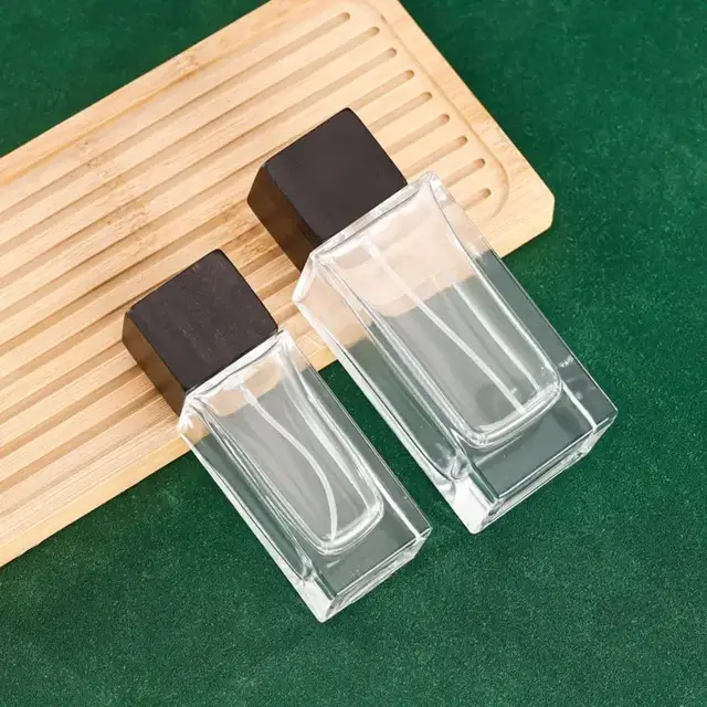 Square Glass Perfume Spray Bottles