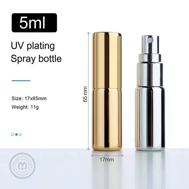 Aluminum Sample Spray Bottles view 2