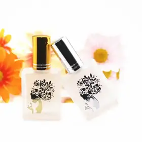 Frosted Glass Perfume Spray Bottles view 1