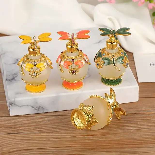 Dragonfly-Cap Perfume Bottles — product family, catalogue view 2