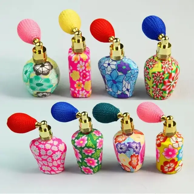 Empty perfume spray bottles view 2