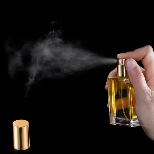 Square Glass Perfume Spray Bottles view 2